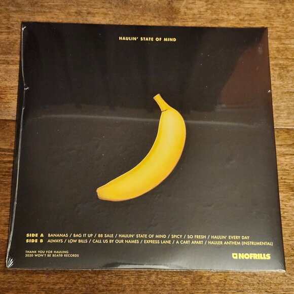 No Frills Haulin' State Of Mind Vinyl Record SEALED definitive discount collect - Picture 3 of 3